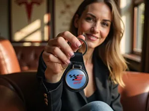 Best Keychain High-End Glossy Racing Craft